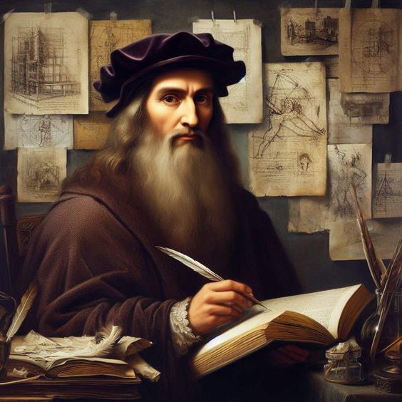 Portrait of Leonardo da Vinci
